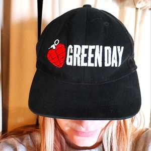 Vintage Green Day Flatbrim Hat 🧨